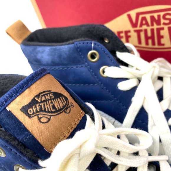 VANS SK8-Hi MTE-1 Shoes High Top Nubuck Blue Men’s Size Sneakers VN0A5HZYA07 - Picture 9 of 10